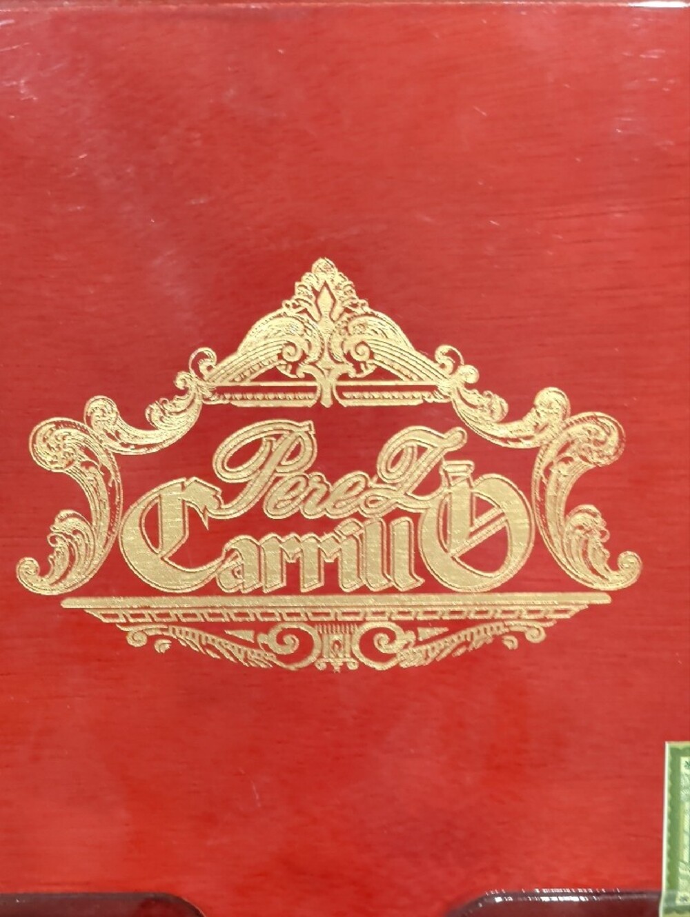 Red Decorative Humidor Box - Picture 3 of 5